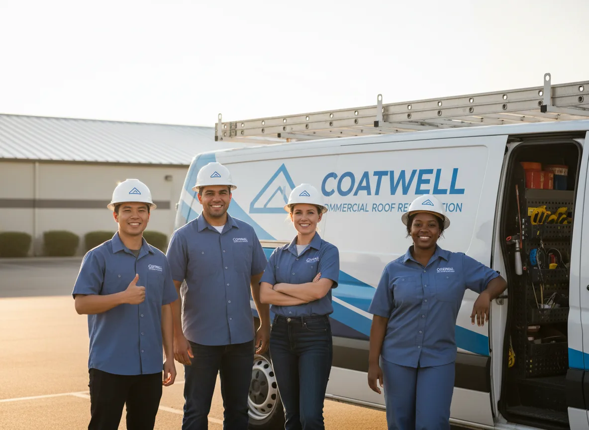 Commercial roof coating company in Rockland, MA